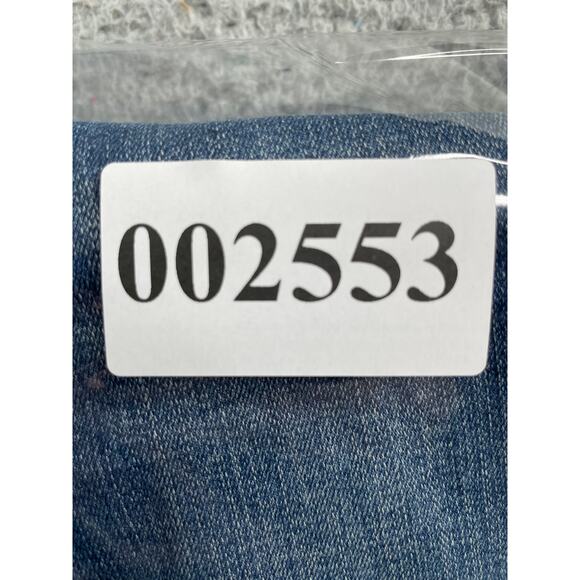 PacSun Jeans Womens 28 Medium Blue Super Stretch Denim Ankle Jeggings Frayed Hem - Picture 9 of 9